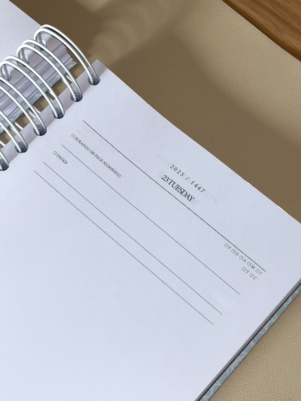 Daily Mid-Year Planner (Sept 2025 - Aug 2026)